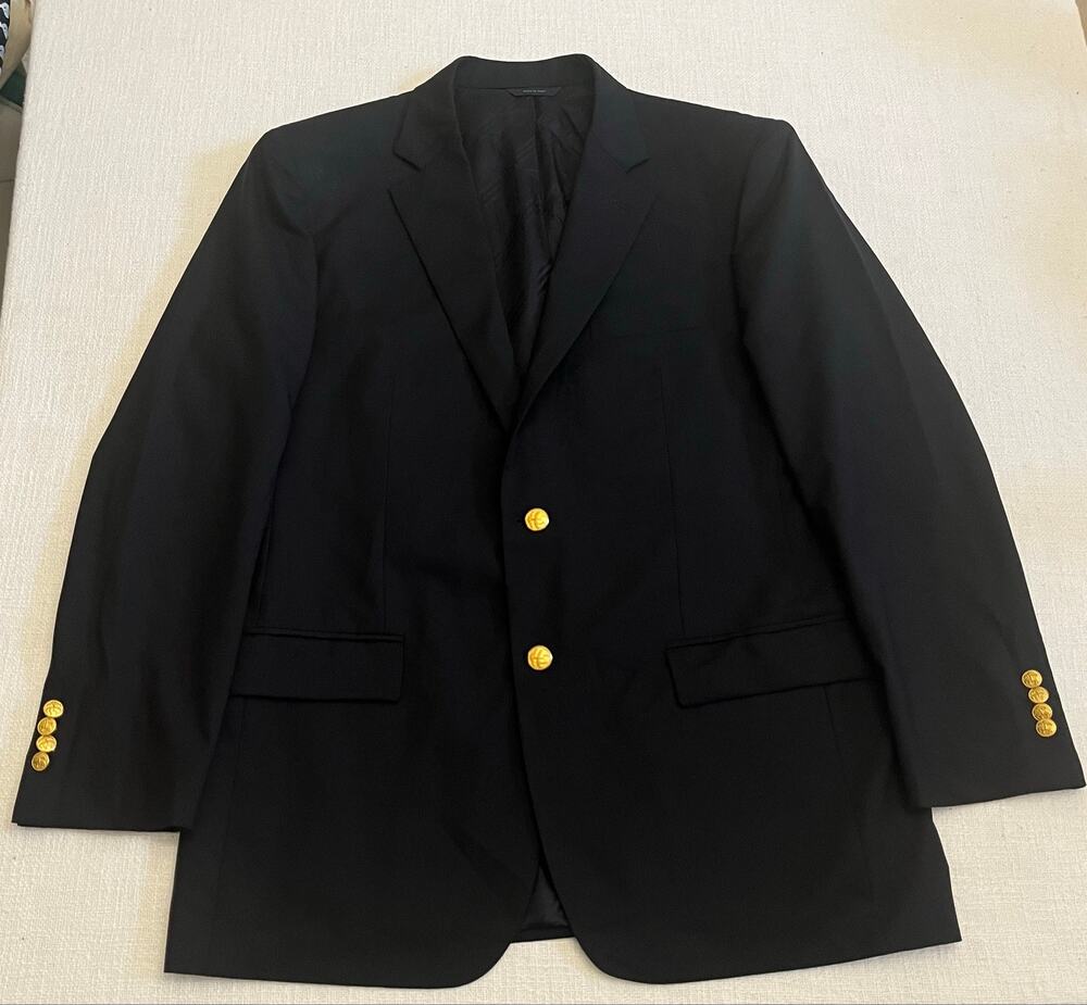 Brooks Brothers 1818 Madison 44L Vitale Barberis Canonico Jacket Blazer Coat